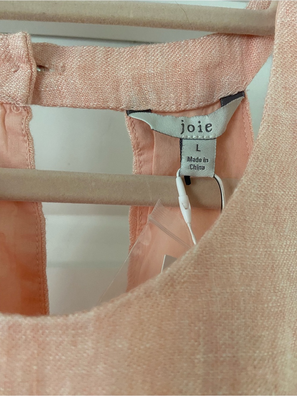 Joie Peach Halter Tie-Waist Summer Dress - Picture 6 of 8